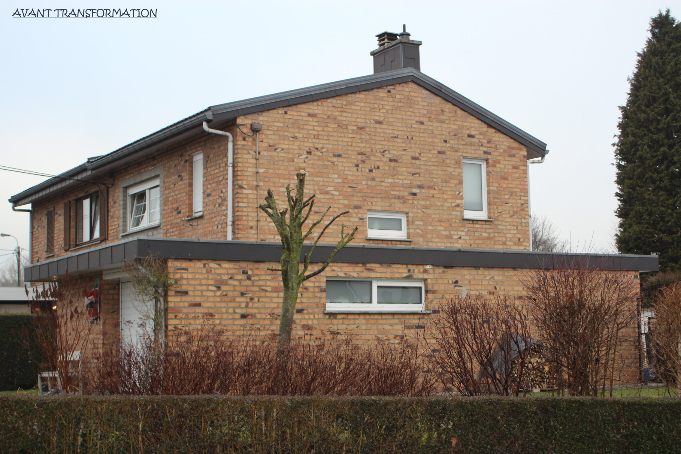 Agrandissement en ossature bois d'une habitation à Petit-Rechain