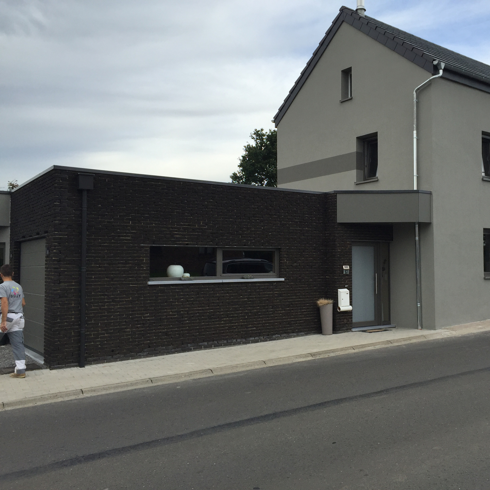 Agrandissement et relooking d'une habitation existante + création d'un salon de coiffure à Montzen